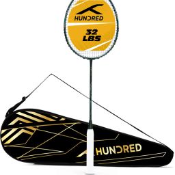 Hundred Grey Unstrung Badminton Racquet-picture-27