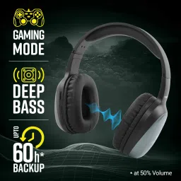 zebronics Zeb-Thunder Pro, With 60h Backup, BT v5.3, Gaming Mode, ENC, Dual Pairing Bluetooth Headset image 3