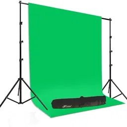 Hiffin 8X9Ft Green Screen with 9X9Ft Background Support Stand Kit Reflector Reflector-image-21