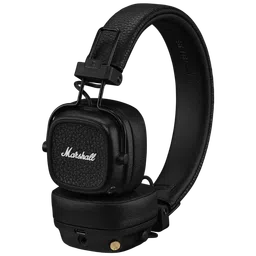 Marshall Major V Bluetooth Headphone with Mic (Upto 100 Hours Playback, On Ear, Black)-0