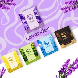 airganic Combo : Lavender & Lemon Bee Essential Oils in Glass Bottle with Diffuser Lid Car Freshener Diffuser image 5