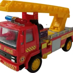Pull Back Fire Ladder Toy Truck for Kids (Color May Vary)-image-20