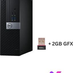 Nayajaisa (Refurbished)Optiplex 5040 USFF i5 6th 16-512+2GB GFX LGA 1151 (16 GB RAM/WiFi/MS Office/USB/Ethernet/Black/1 Year Warranty/ 2GB Nvidia Graphics/512 GB SSD Capacity/Windows 11 Pro/2 GB Graphics Memory) Ultra Tower-image-79