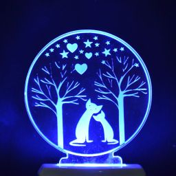 The Cute Cats 3D illusion Night Lamp is Extremely cool and 3D illusion Design Night Lamp-image-32