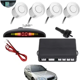 peeps store Universal 4 White Reverse Parking Sensor-AP25N729 Universal 4 White Reverse Parking Sensor-AP25N729 Parking Sensor-picture-10