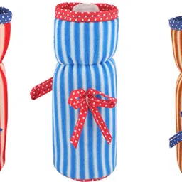 Baby Feeding Bottle Cover With Easy To Hold Strap 120ml Multicolor-image-34
