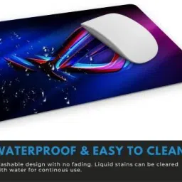 Kirpa AsusROG WaterProof Gaming Mouse Pad Non-Slip Base MousePad for Computer & Laptop Mousepad image 3