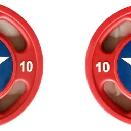 20 kg ( 10KGx2 ) Premium Red Weight Plate Home Gym Combo-1