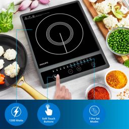 philips 1300 W Induction Cooktop Push Button image 2