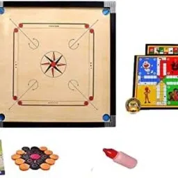 Combo Small Carrom Board With 2 in 1 Ludo Snakes 50 cm Carrom Board-picture-14