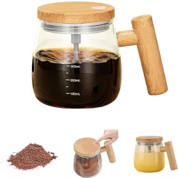 400ml Self-Stirring Electric Mug High-Speed Portable Mixing Cup for Coffee, Milk 4 Cups Coffee Maker-picture-33