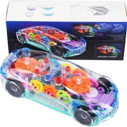 paramount gallery Transparent Musical Concept Racing Car with 3D Flashing LED Lights -A432-picture-21