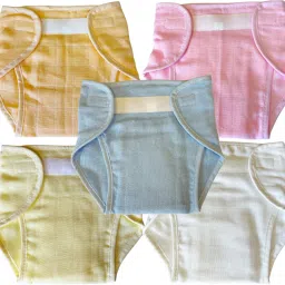 Muslin Cotton Diapers - Reusable Diapers,, Cloth Diapers for Unisex Babies-20