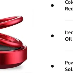 rudra Solar Powered Car Aroma Diffuser | Air Freshener with Automatic Rotation Solar Powered Car Aroma Diffuser | Air Freshener with Automatic Rotation Air Purifier image 3