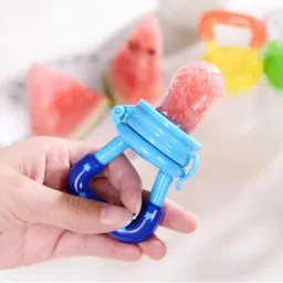 smily buds Silicone Food/Fruit Nibbler, Soft Pacifier/Feeder, Teether for Infant Baby- Silicon image 3