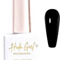 huda crush GEL CLR BLACK – Matte Black Nail Polish, UV lamp Long-Lasting Shine for Women BLACK-picture-41