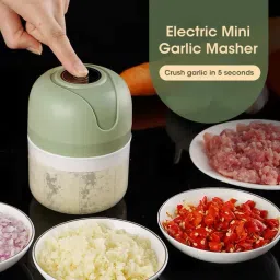 Electric Mini Garlic Chopper Mincer / - Fruit-Vegetable Cutter and food chopper Electric Vegetable Chopper-picture-4