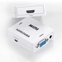 RyzCare HDMI to VGA Adapter/Connector/Converter Cable 1080P (Female to Female) Gaming Adapter-image-7