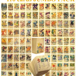 Playing cards Golden Plastic Shinning cards set of 110 Jumbo pack-image-36