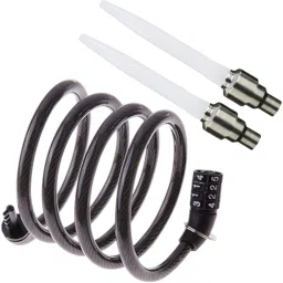 Strong Number lock Cable Lock for Bike/Cycle, and Tyre Valve Light Bicycle Lock-14