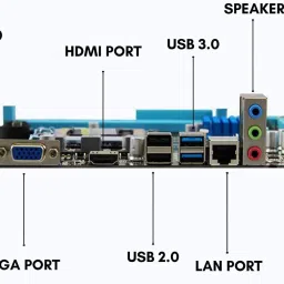Thunderz H61 kit with i5 3rd processor+ 4gb ddr3 ram+ Scuda 256gb NVMe+ Cpu fan Combo Motherboard image 5