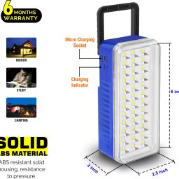 24 energy Home Emergency Light with Extra Backup Chargeable Light 6 hrs Flood Lamp Emergency Light image 4