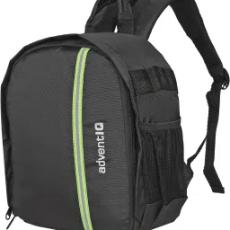 BAGS N PACKS DSLR/SLR Camera Lens Shoulder Backpack- Black-Green Reflective TapeCamera Bag-picture-36