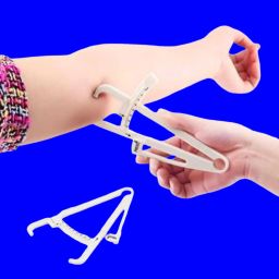 FlyTouch Fitness Weight Loss Fat Caliper Tool Personal Body Skinfold B Body Fat Analyzer-image-82