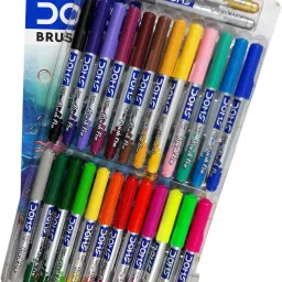 Majestic Basket Super Soft Artist Brush Pens Set-25