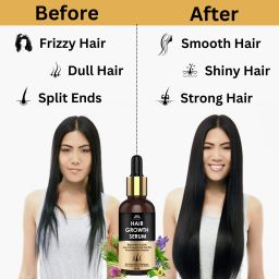 intimify Hair Growth Serum, Makes Hair Smooth, Soft & Shiny image 3