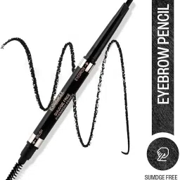insight Smudge Free Eyebrow Pencil with Styler For Bold & Beautiful Eyebrows (Black) image 2
