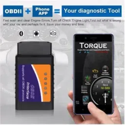 danlite tools and technician ELM327 Bluetooth OBD II V2.1 Wireless OBD2 adapter/Bike Scanner with Software OBD Reader image 4