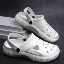 Men White Men Clogs Slide Sandal-image-2