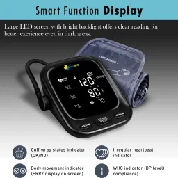 Firstmed BP Machine Fully Automatic Large Cuff Size 1 Yr Warranty - Large Display Size fm05 Bp Monitor image 3