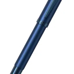 Gift 100 | E9371 Satin Blue With PVD Blue Trim (Medium Nib) | Premium Fountain Pen-picture-34