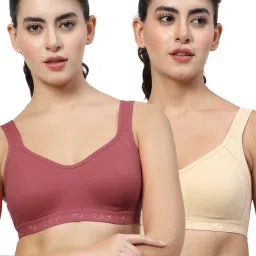 Pack of 2 Women Sports Non Padded Bra-picture-29