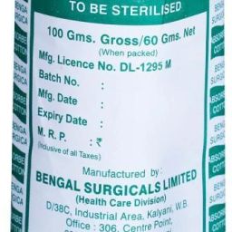 Cotton Wool Absorbent (B.S) Green Gross (100 g) Interactive dressings Medical Dressing-12