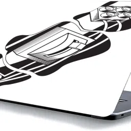 qth LINE ART LAP-0356 VINYL Reusable Laptop Skin Compatible for 15.6 inch-image-68