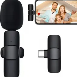 BfsTeckt K8 Wireless Plug and Play Type C- Coller Mic Supported Android/IOS Camera Microphone-21