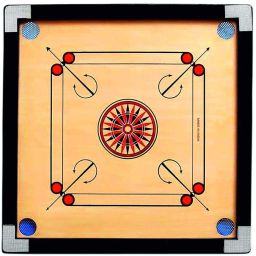 [20 inch] Premium Quality Smooth & Shiny Glossy Small 50 cm Carrom Board-image-4
