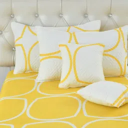 300 TC Cotton Double Geometric Flat Bedsheet-20