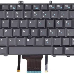 WEFLY Backlit Keyboard with Pointer Compatible For Dell 14 7000 E7440 E7240 E7420 Laptop Keyboard Replacement Key image 3