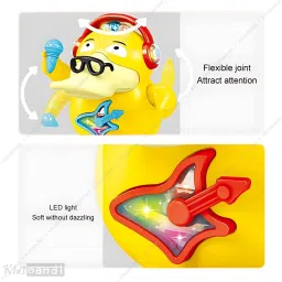 kids mandi Dancing and Singing Duck Toy with Light and Action Toy image 4