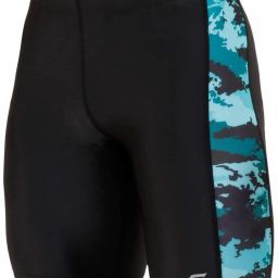 Printed Men Black, Light Blue Tights-image-13