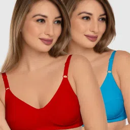 Pack of 2 Women Full Coverage Non Padded Bra-image-23