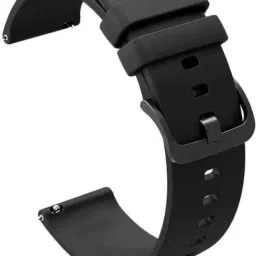 shri shyam style watch strep grey 22 mm PVC Watch Strap-image-18