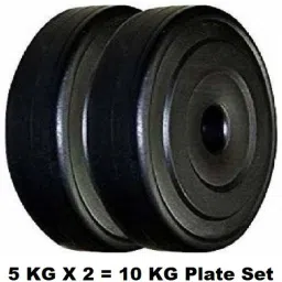 5 kg PVC 5 KG Weight Plate Pack OF 2 Piece Home Gym Combo-22