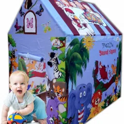 Jumbo Size Extremely Light Weight , Water Proof Kids Play Tent House for 10 Year Old Girls and Boys (Jungle Theme)-17