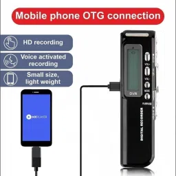 FREDI HD PLUS Mini Digital Voice Recorder with Mini LCD Display Inbuilt 8GB 8 GB Voice Recorder image 4