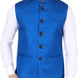 Men Solid Nehru Jacket-picture-1